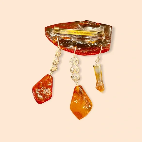 SPECTACULAR PIECE OF VINTAGE AMBER - Picture 16 of 16